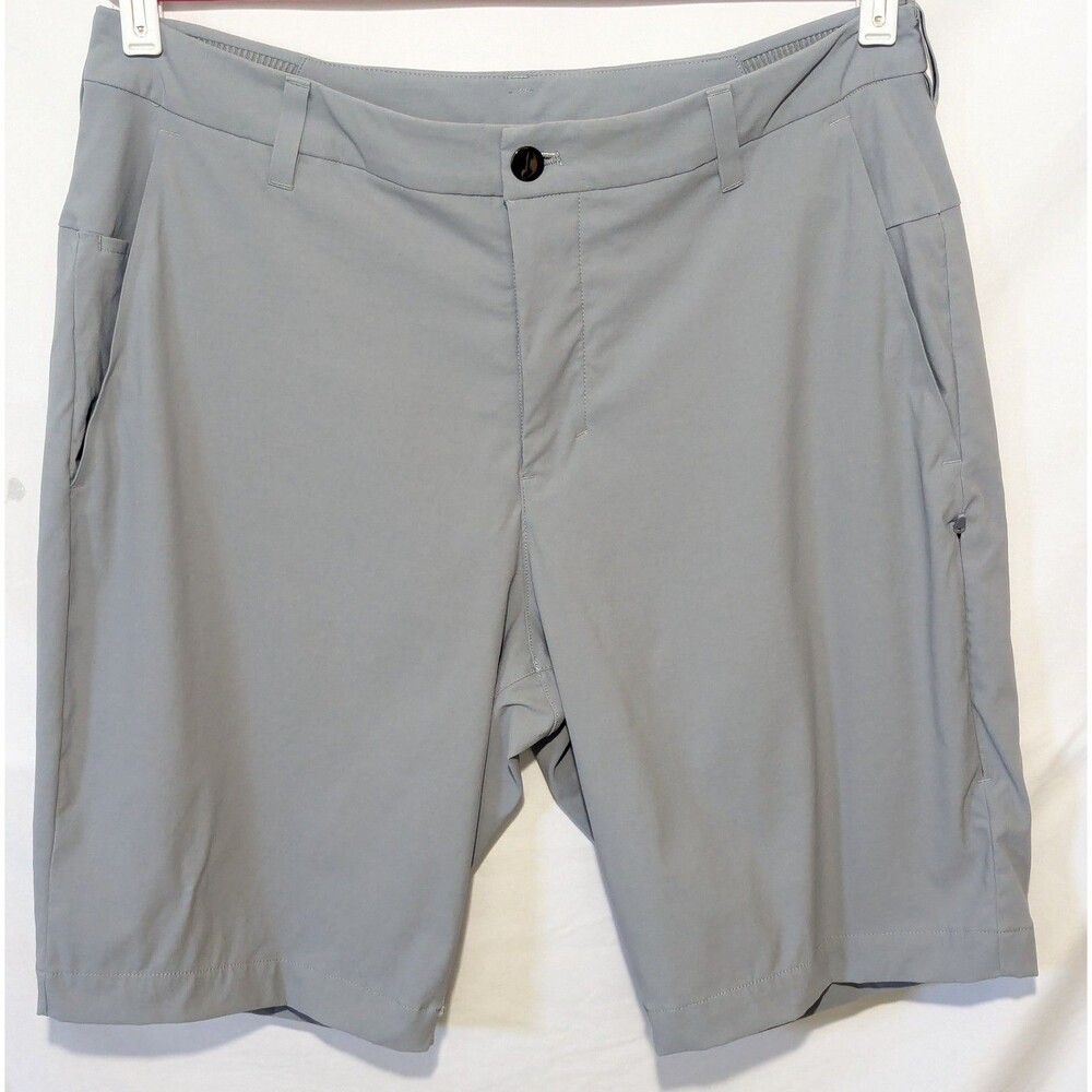 EUC - Lululemon Mens Commission Classic Fit Gray Golf Shorts Sz 33 x 9" - Picture 3 of 8